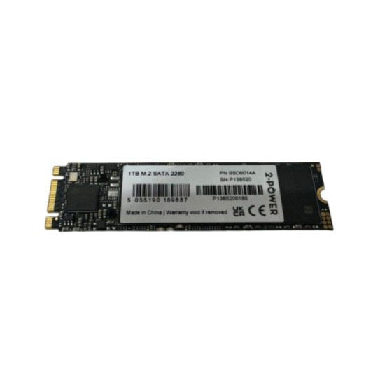 Disco 2-POWER SSD M.2 PCIe NGFF 1TB 2280 SATA (SSD6014A), Nuevo