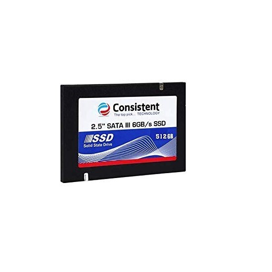 Consistent SSD Hard Drive 512GB SATA