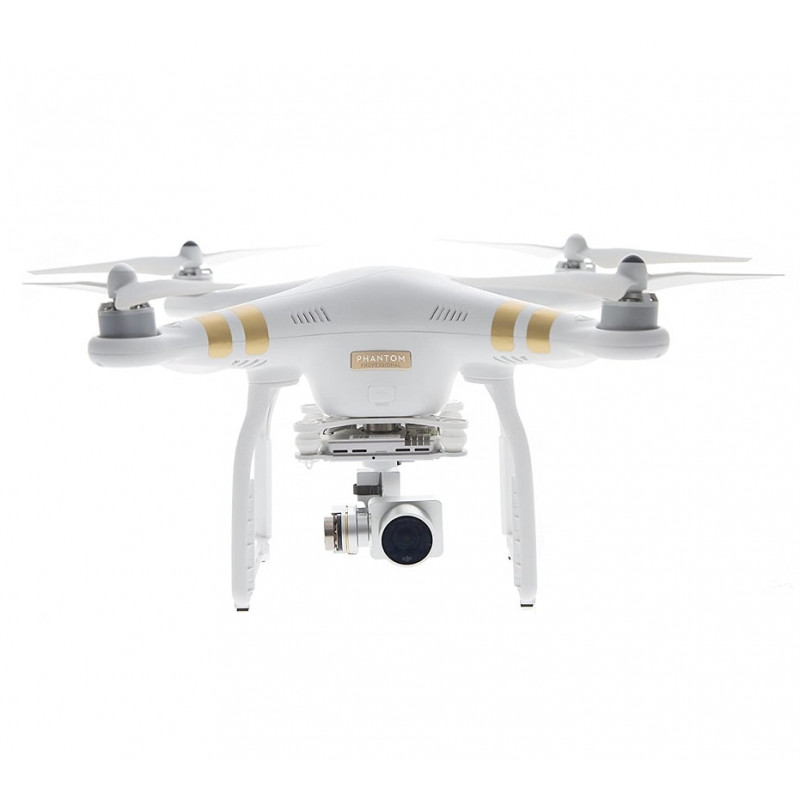 Dji Phantom 3 Professional Smart Drone with 4K Camera, White, A+