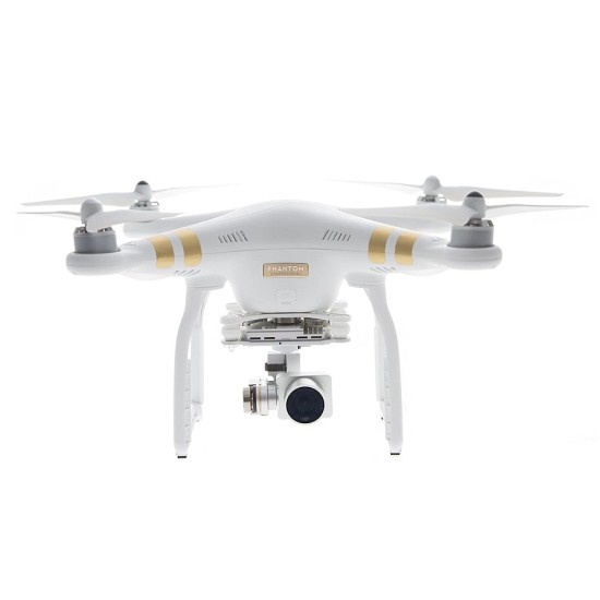 Dji Phantom 3 Professional Smart Drone with 4K Camera, White, A+