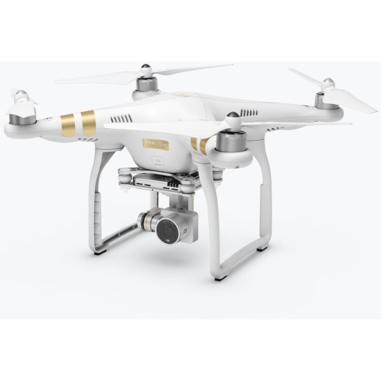 Dji Phantom 3 Professional Smart Drone with 4K Camera, White, A+
