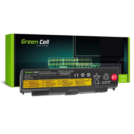 Green Cell Battery Lenovo ThinkPad T440P T540P W540 W541 L440 L540 / 11.1V 4400mAh