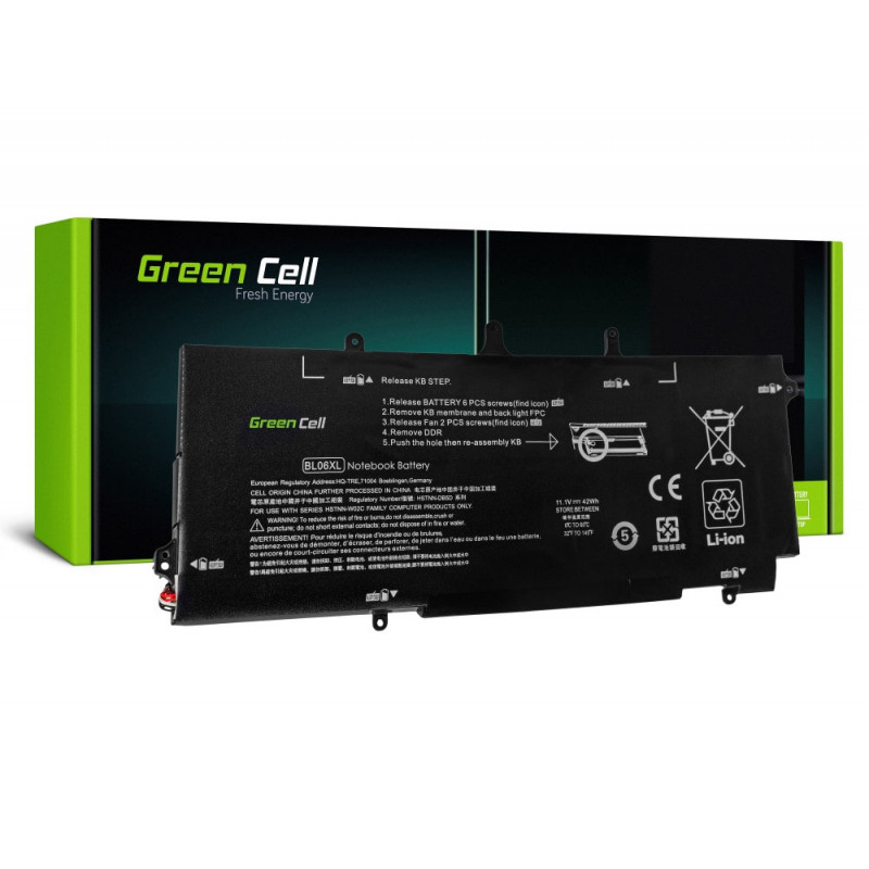 Green Cell Battery for HP EliteBook Folio 1040 G1 G2 / 11.1V 3100mAh