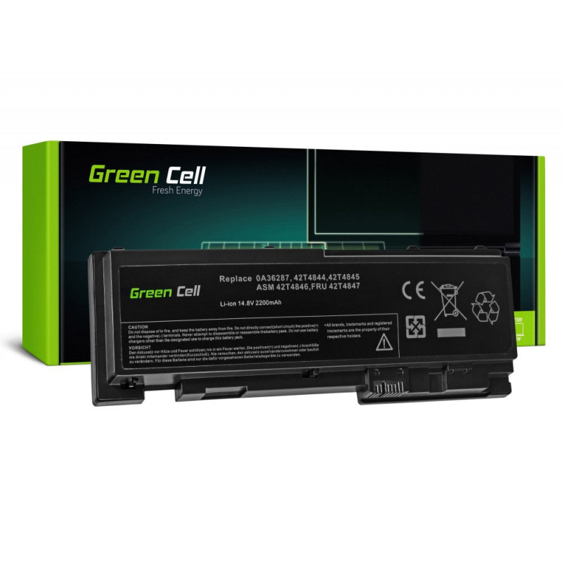 Green Cell Battery for Lenovo ThinkPad T420s T420si / 14.4V 2200mAh