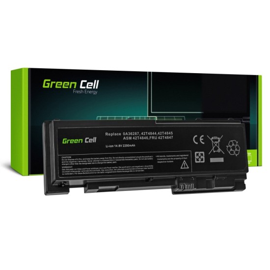 Green Cell Battery for Lenovo ThinkPad T420s T420si / 14.4V 2200mAh