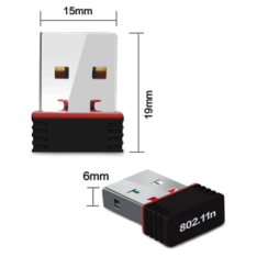 Adaptador WiFi USB inalámbrico 2.4G, WLAN, USB 2.0, WiFi receiver for Tablet/PC/TV, A+