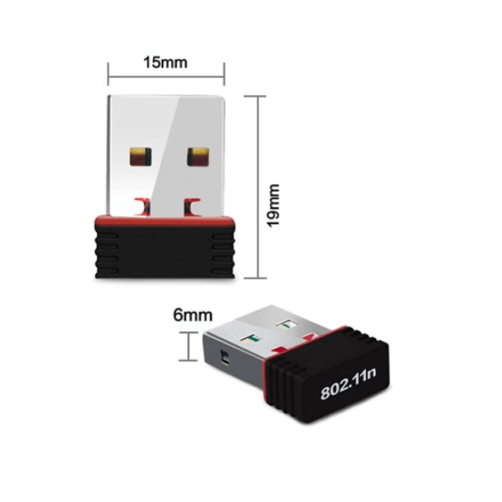 Adaptador WiFi USB inalámbrico 2.4G, WLAN, USB 2.0, WiFi receiver for Tablet/PC/TV, A+
