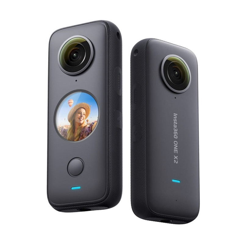 Insta360 One X2 Pocket Sports Camera, ActionCam 5.7K 360° waterproof touchscreen, A+