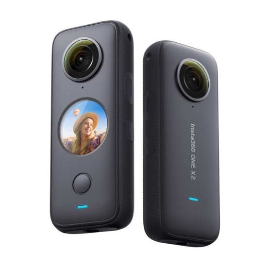 Insta360 One X2 Pocket Sports Camera, ActionCam 5.7K 360° waterproof touchscreen, A+