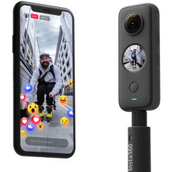 Insta360 One X2 Pocket Sports Camera, ActionCam 5.7K 360° waterproof touchscreen, A+