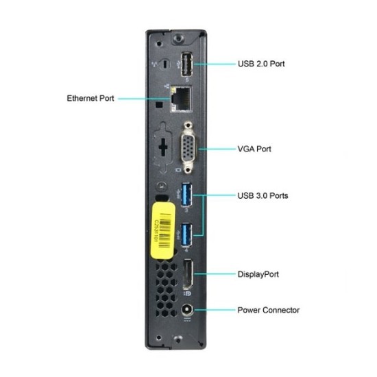 Lenovo ThinkCentre M92p Tiny i5, 4GB, 128GB SSD, WiFi