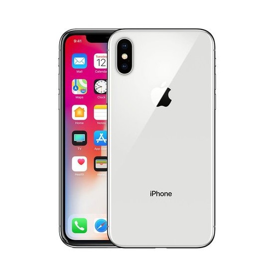 Apple iPhone X 256GB, Silver, A+