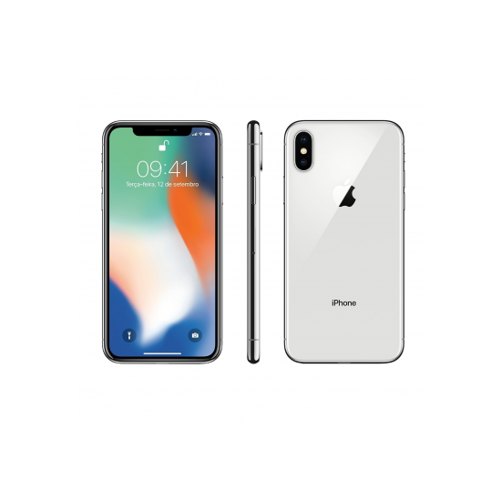 Apple iPhone X 256GB, Silver, A+