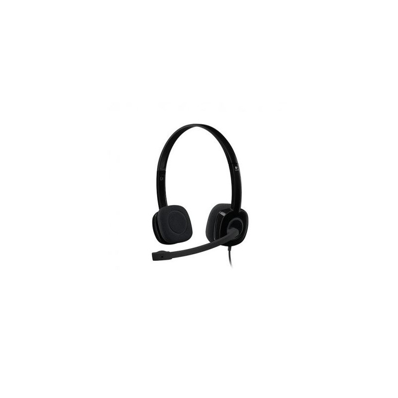 Logitech H151 with Microphone Black · Stereo USB Headset