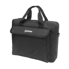 Manhattan 439893 Laptop Bag 35.8 cm (14") Black, New