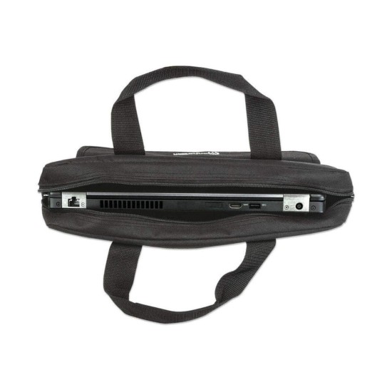 Manhattan 439893 Laptop Bag 35.8 cm (14") Black, New