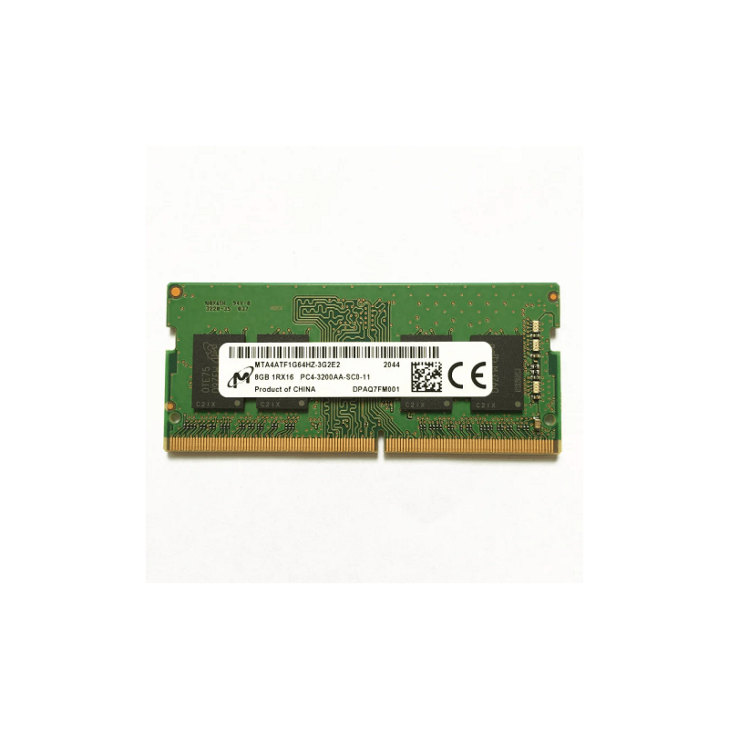 Micron 8GB DDR4 SODIMM RAM 1Rx16 PC4-3200AA-SCO-11 3200 MHz, 1.2 V, 260 pins, Km0