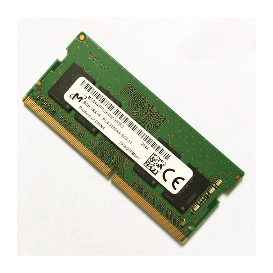 Micron 8GB DDR4 SODIMM RAM 1Rx16 PC4-3200AA-SCO-11 3200 MHz, 1.2 V, 260 pins, Km0
