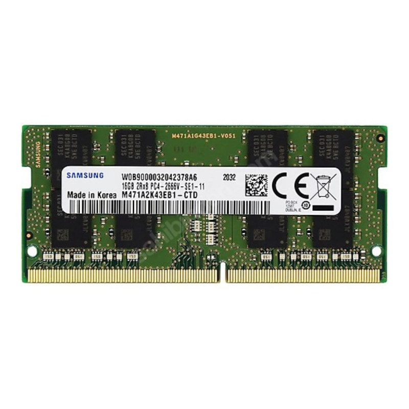 RAM Memory Samsung 16GB DDR4 PC4 SODIMM 1.2V 2666MHz (M471A2K43CB1-CTD), A+