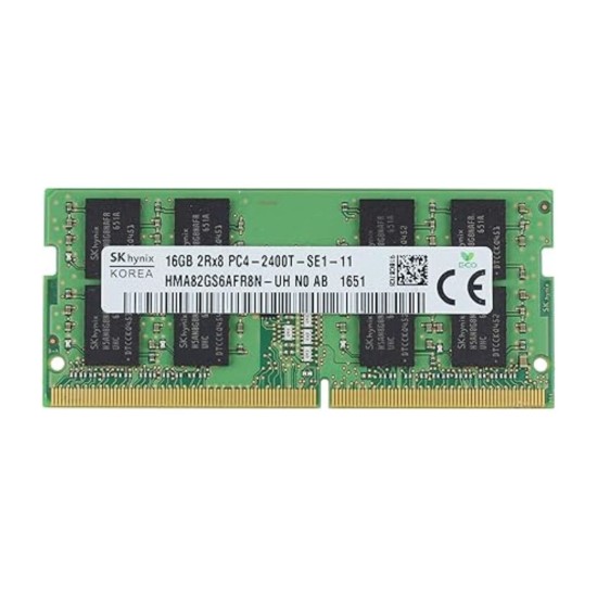 SK Hynix RAM Memory 16GB DDR4 PC4 SODIMM 1.2V 2666MHz (HMA82GS6AFR8N-UH), A+