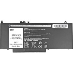 Mitsu Battery for Dell Latitude E5470, E5570 (6000 mAh) 7.6V