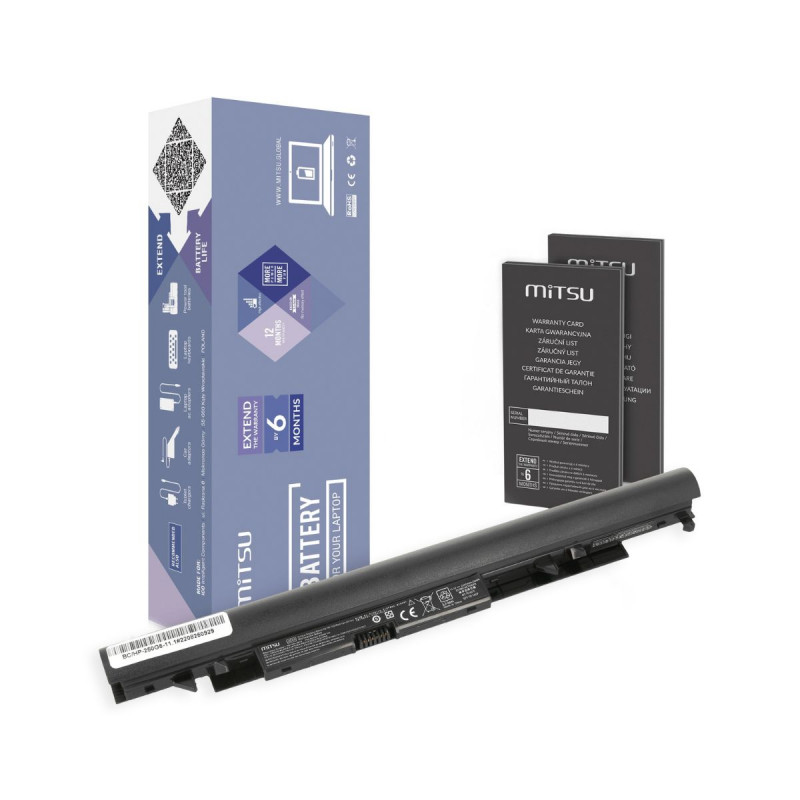 Mitsu Batería para HP Pavilion (14, 15, 17), 240, 245, 246, 250, 255, 256, 258 (G6) 2200 mAh (11.1 V)