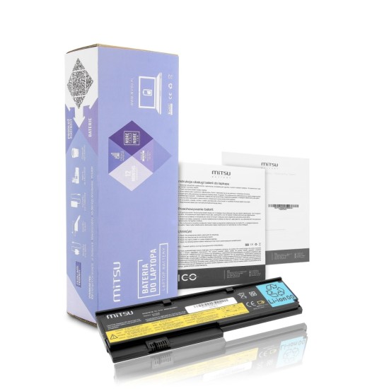 Mitsu Battery for Lenovo X200 / 10.8V 4400 mAh