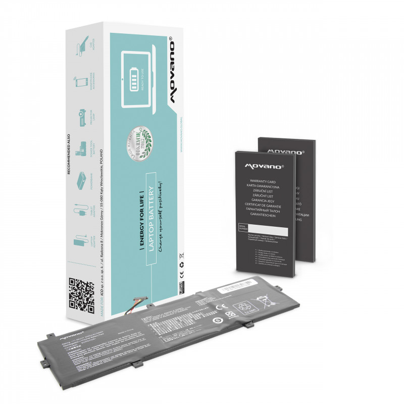 Movano Battery for Asus UX430 / 11.55V 3400 mAh