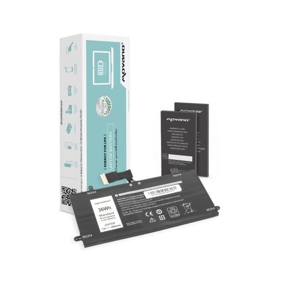 Movano Batería para Dell Latitude 12 (5285), 5289 7,6 V (7,4 V) 4800 mAh (36 Wh)