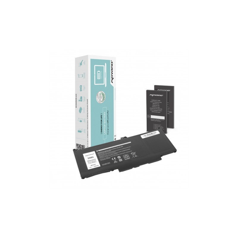 Movano Battery for Dell Latitude 5300, 5310, 7300 (7200 mAh) 7.6V