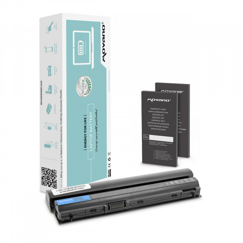 Movano Battery for Dell Latitude E6220, E6320 / 11.1V (10.8V) 4400 mAh