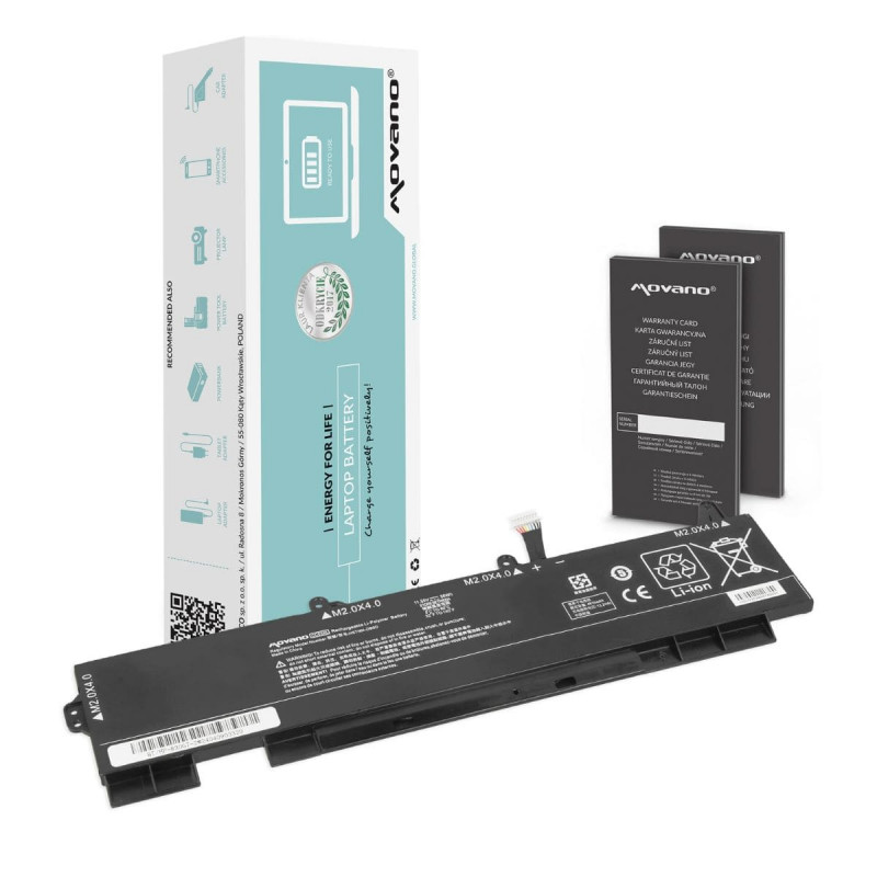 Movano BT Battery/HP-830G7-2 for HP EliteBook 850 / 855 G7 G8 - ZBook Firefly 15