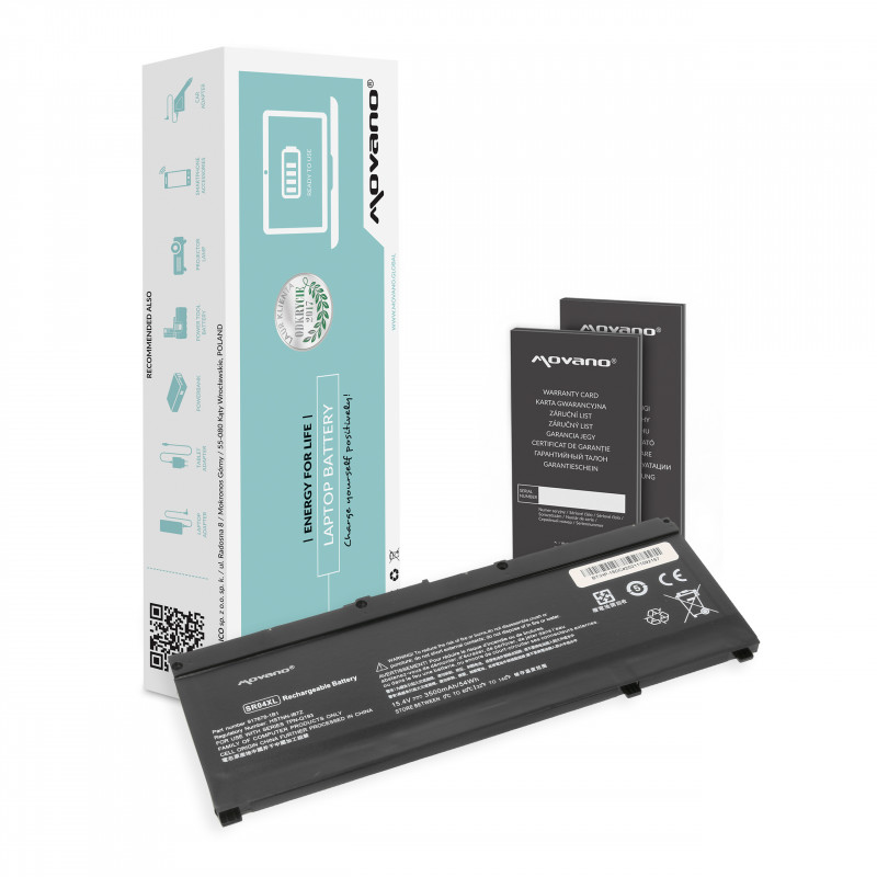 Movano Battery for HP Omen 15-DC / 15.4V 3500 mAh