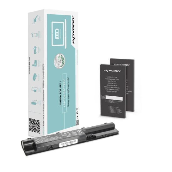 Movano Battery for HP ProBook 440 (G0, G1), 445 (G0, G1), 450 (G0, G1), 455 (G0, G1), 470 (G0, G1, G2) 4400 mAh (11.1 V)