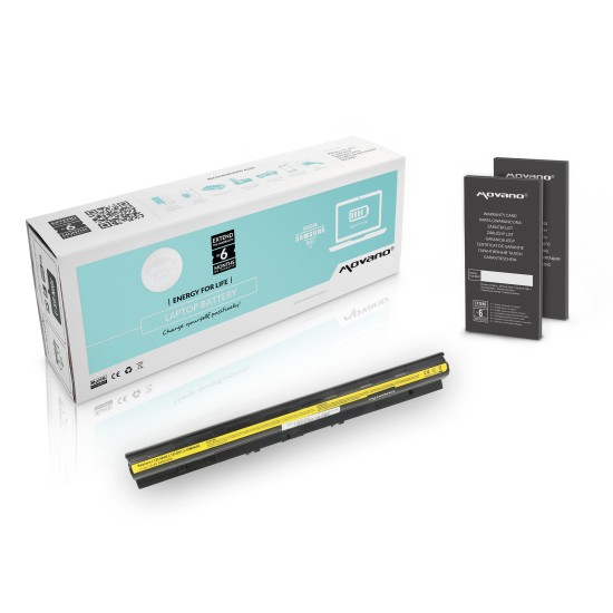 Movano Battery for Lenovo IdeaPad G500s, G510s (4400mAh) / 14.4V (14.8V) 4400 mAh