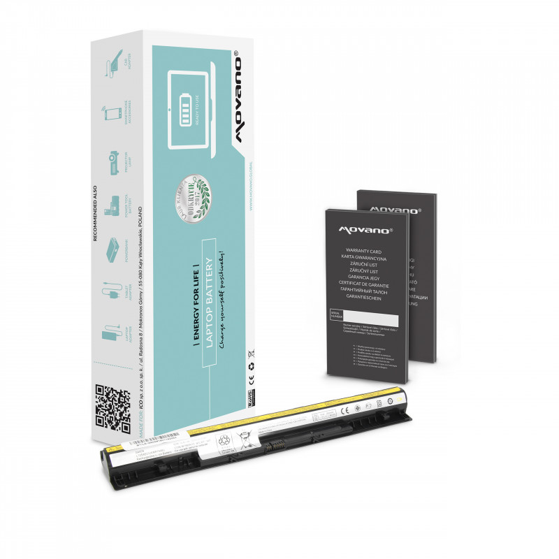Movano Battery for Lenovo IdeaPad G500s, G510s, Z710 / 14.4V (14.8V) 2200 mAh