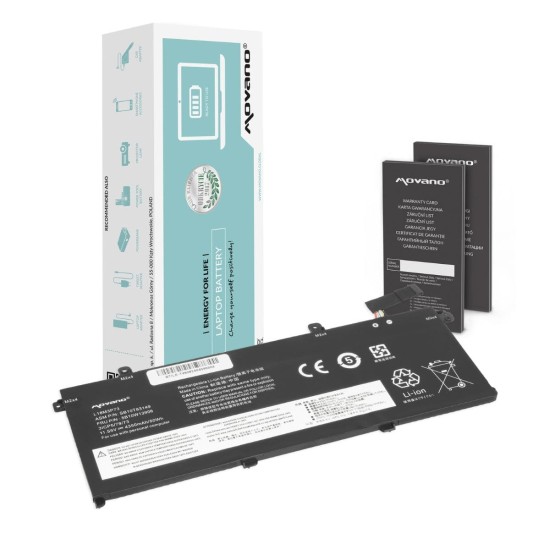 Movano Battery for Lenovo ThinkPad T490, T495, P43, P14 (4350 mAh) 11.55V