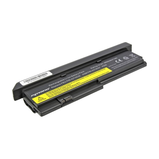 Movano Battery for Lenovo X200 (6600mAh) / 10.8V (11.1V) 6600 mAh