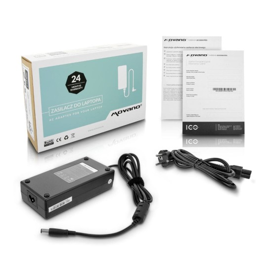 Movano Portable Charger Dell/Acer 19.5V 9.23A 180W, New