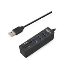 Multipurpose USB 3.0 Hub and Micro SD and SD (HC) Card Reader