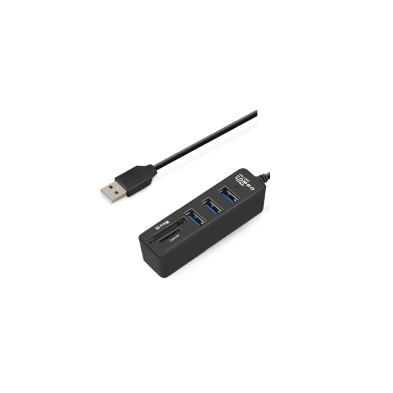 Multipurpose USB 3.0 Hub and Micro SD and SD (HC) Card Reader