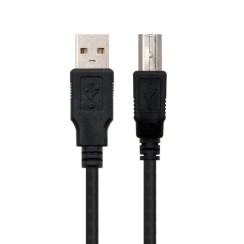 Nanocable USB-A 2.0 Printer Cable Male to USB-B Male 1.80m