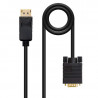Nanocable DisplayPort to VGA Converter 2M M/M Black