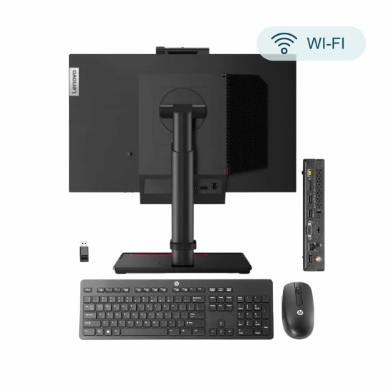 Pack Lenovo AIO Tiny i5 21.5" + Keyboard and Mouse HP