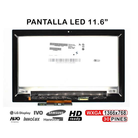 11.6" LED SCREEN FOR ACER CHROMEBOOK 11R C738T-C44Z C738T-C5R6 LAPTOP 6M.G55N7.002