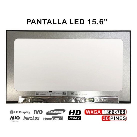 PANTALLA LED DE 15.6" FOR LAPTOP N156BGA-E53 REV B2