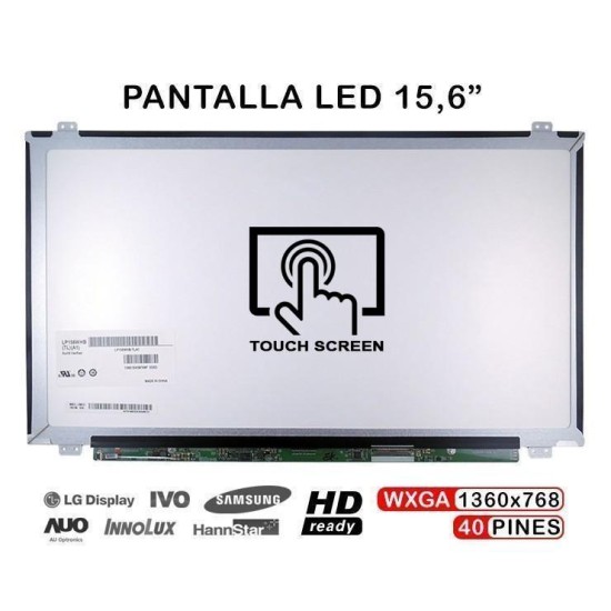 PANTALLA TÁCTIL PARA PORTÁTIL LTN156AT40 15.6" 40 PINS