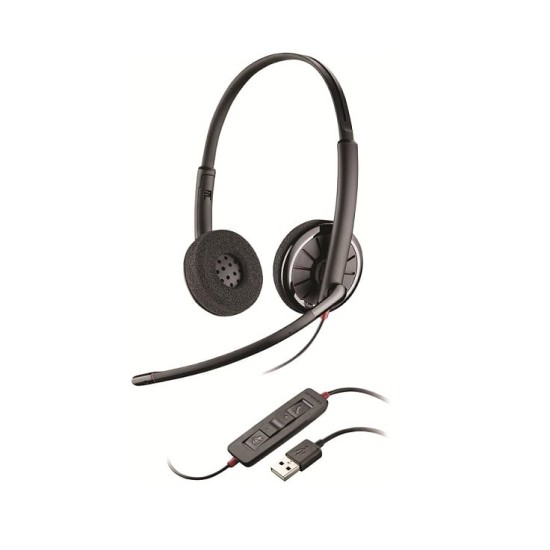 Plantronics Blackwire C320-M, Black, A+
