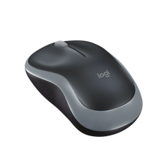 Logitech M185 Wireless Mouse Black Gray, New