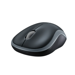 Logitech M185 Wireless Mouse Black Gray, New